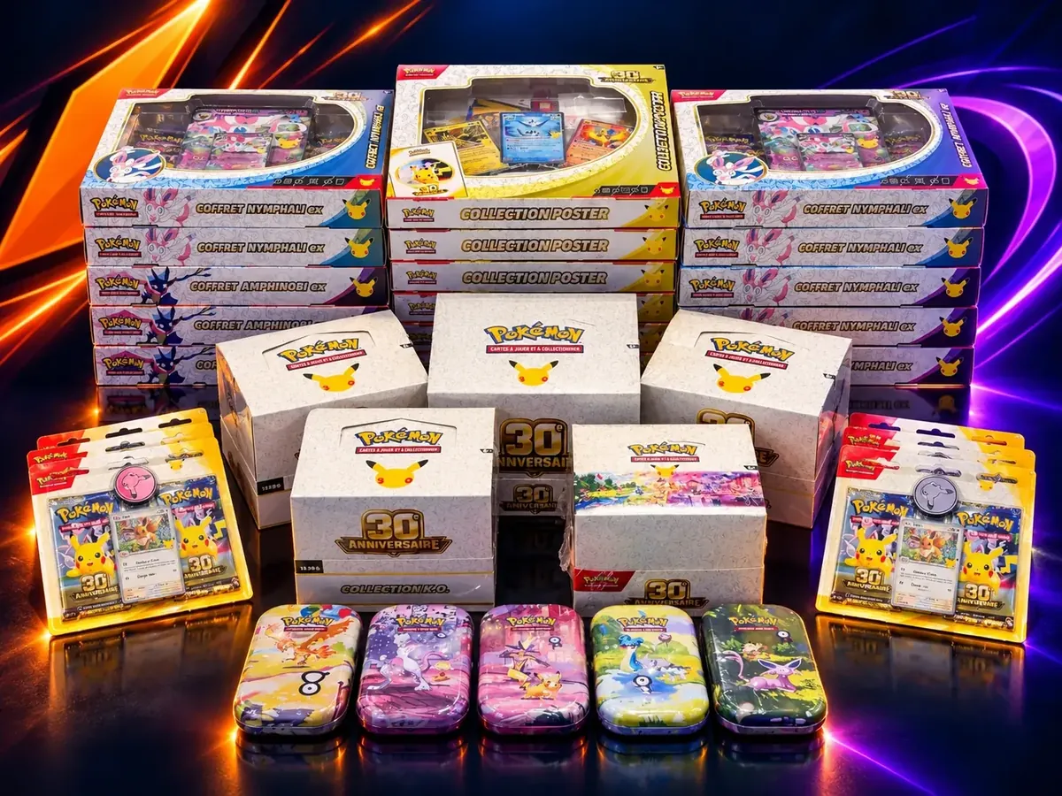 Collection Pokémon : cartes et produits scellés