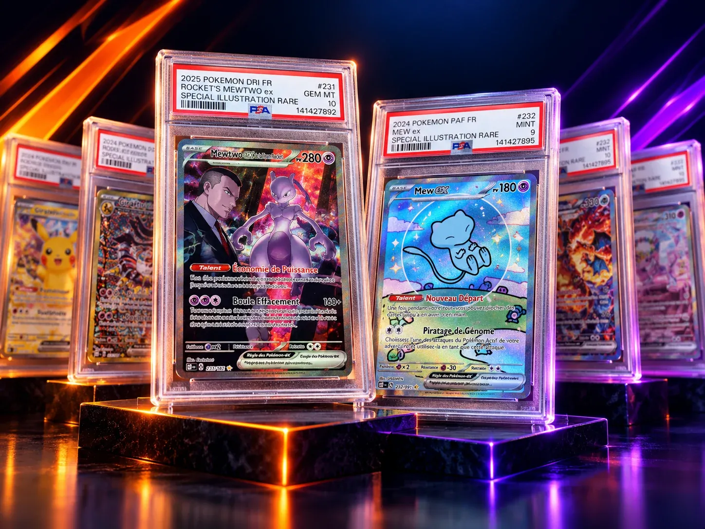 Cartes Pokémon gradées premium