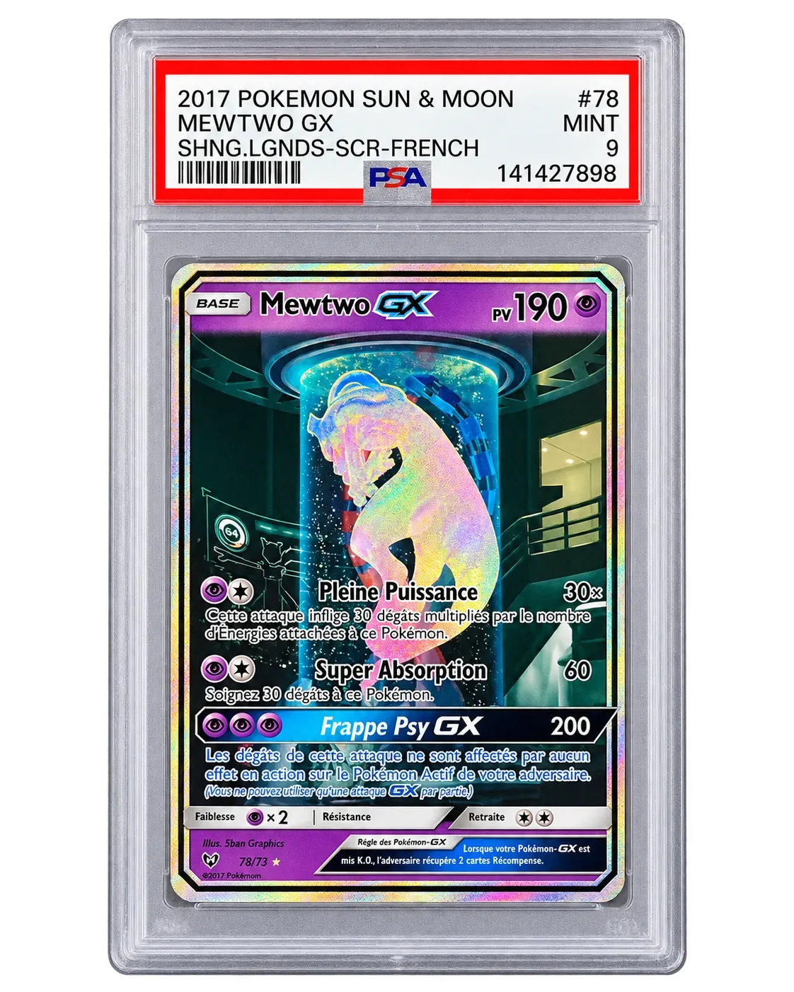 Mewtwo GX gradée